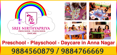 Sree Nirthyapriya preschool in Chennai