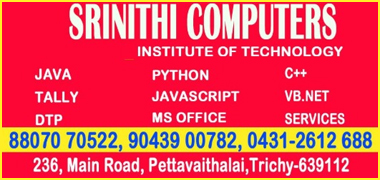 Srinithi Computers in Chennai